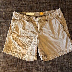 Pilcro and the Letterpress Tan Shorts, Size 26